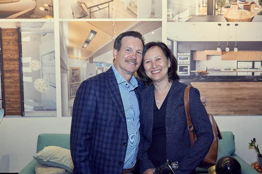 Brian Johnson BPA Engineering, Lynn Ferron VP Interior Design HOK