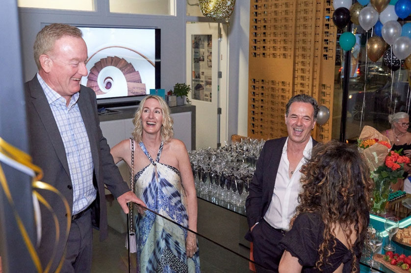 Brian Johnson BPA Engineering, Lynn Ferron VP Interior Design HOK