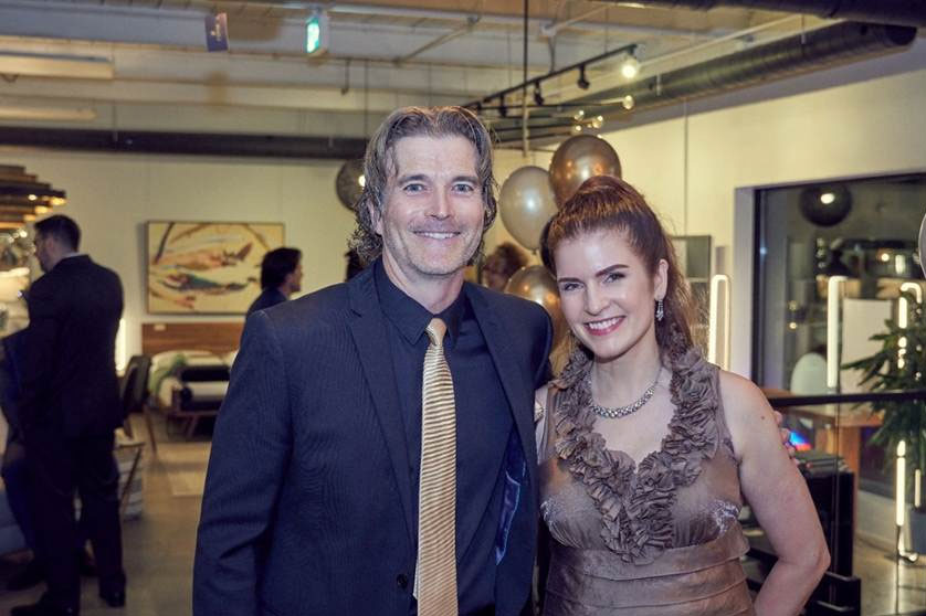 Brian Johnson BPA Engineering, Lynn Ferron VP Interior Design HOK
